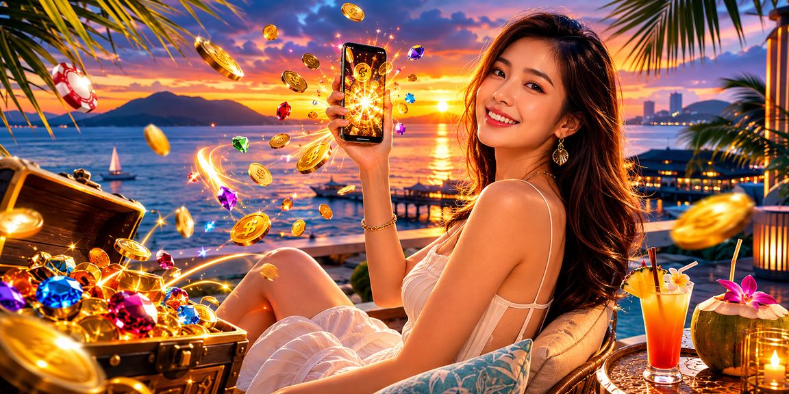 Pengguna Kota Kinabalu mengakses jackpot kasino mudah alih 1100