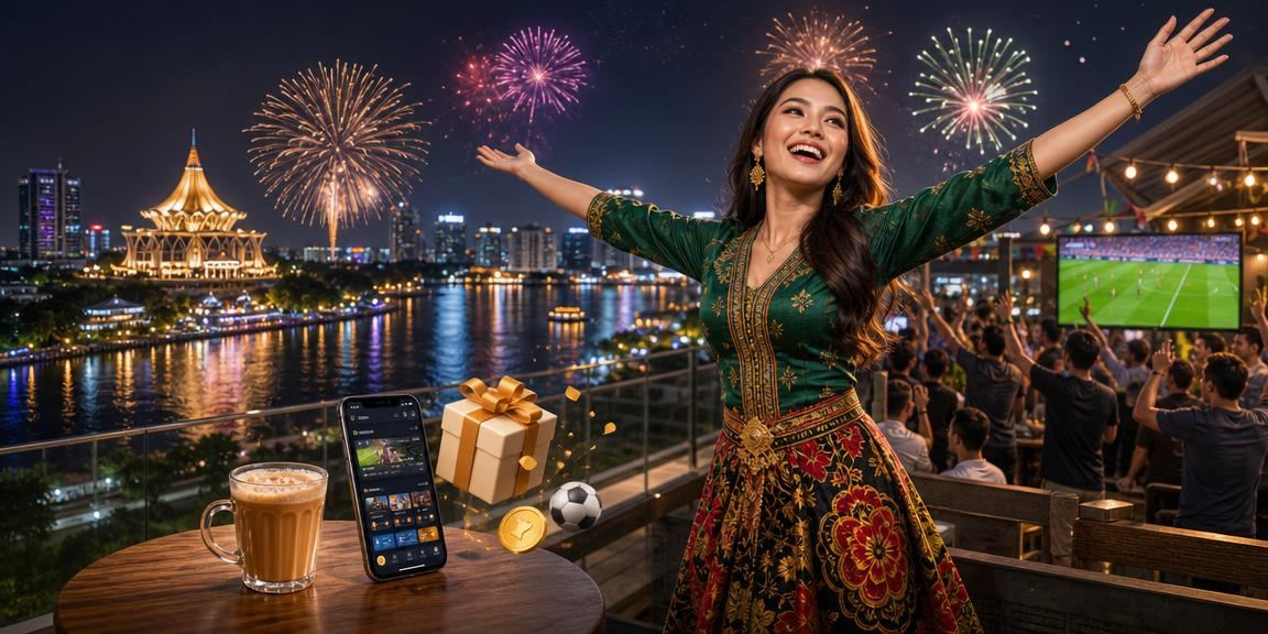 Pemain kasino mudah alih dari Kuching Sarawak mengakses Poker dalam talian di 1100